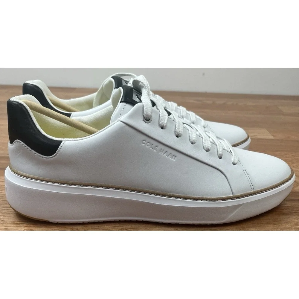 Cole Haan GrandPro Topspin Sneakers Men's Size 11 Optic White  Leather  NEW